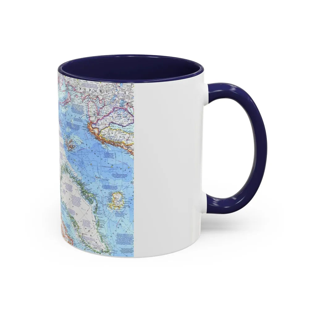 Arctic Ocean (1971) (Map) Accent Coffee Mug-Go Mug Yourself