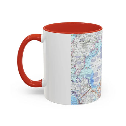 Arctic Ocean (1971) (Map) Accent Coffee Mug-Go Mug Yourself