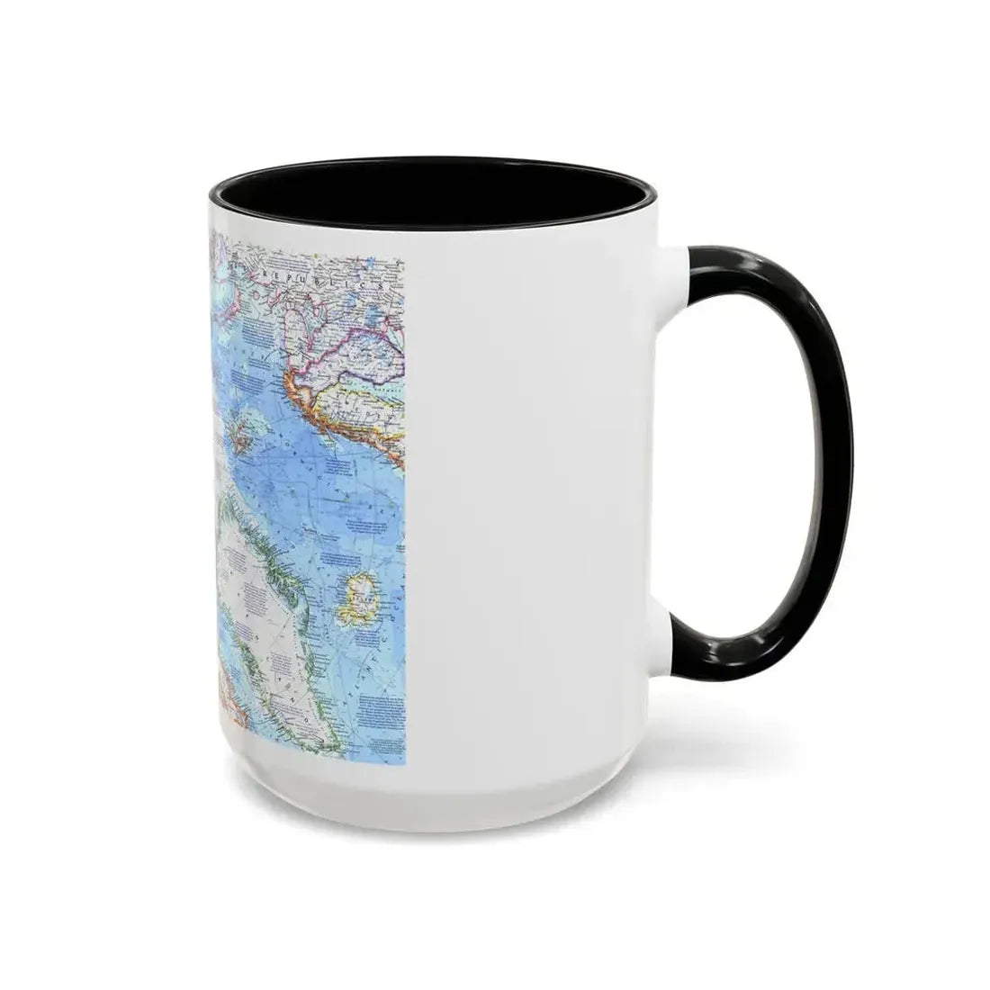 Arctic Ocean (1971) (Map) Accent Coffee Mug - Go Mug Yourself
