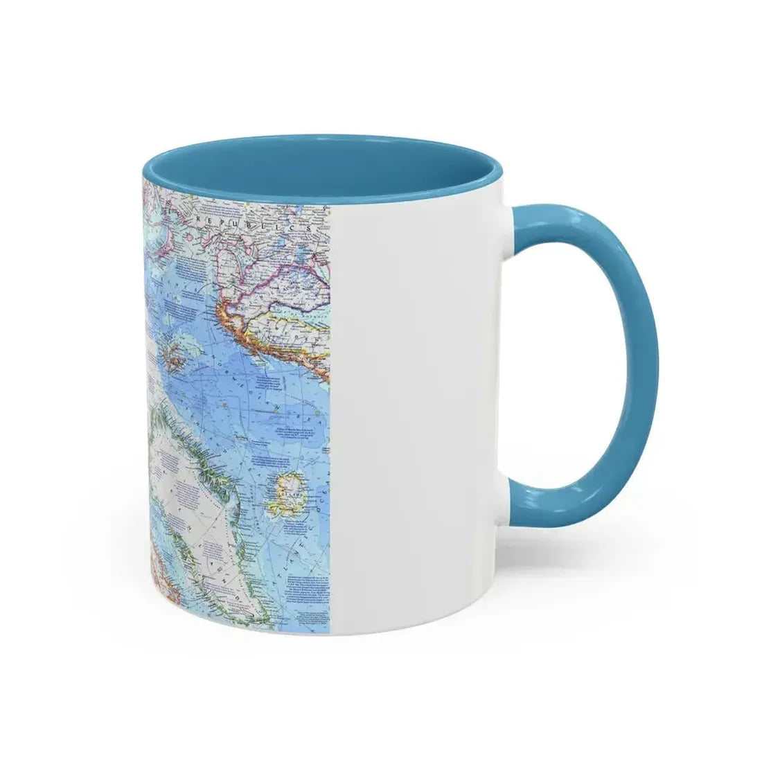 Arctic Ocean (1971) (Map) Accent Coffee Mug - Go Mug Yourself