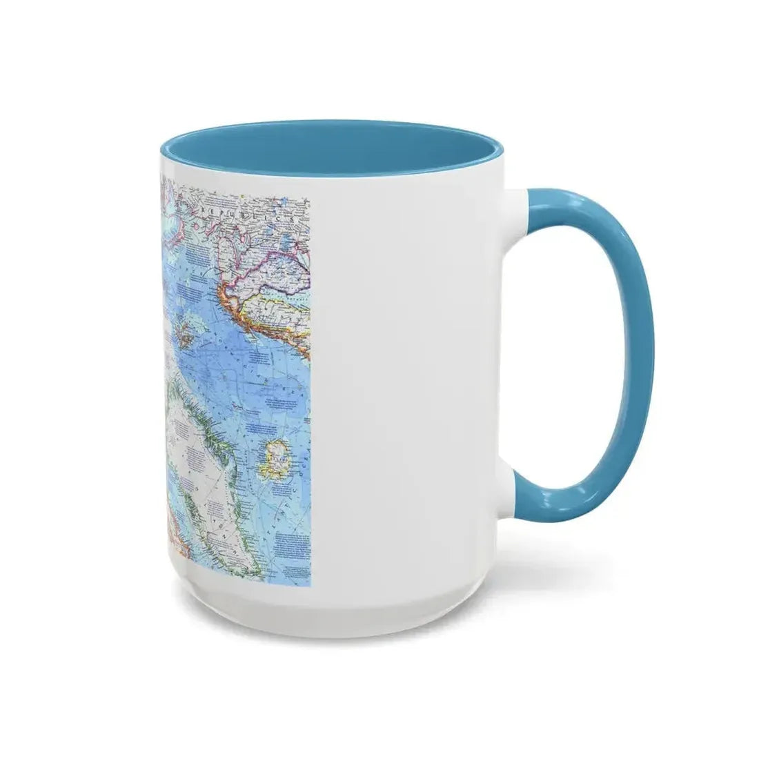 Arctic Ocean (1971) (Map) Accent Coffee Mug - Go Mug Yourself