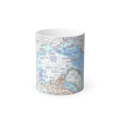 Arctic Ocean (1971) (Map) Color Changing Mug 11oz Default Title 11oz - Go Mug Yourself