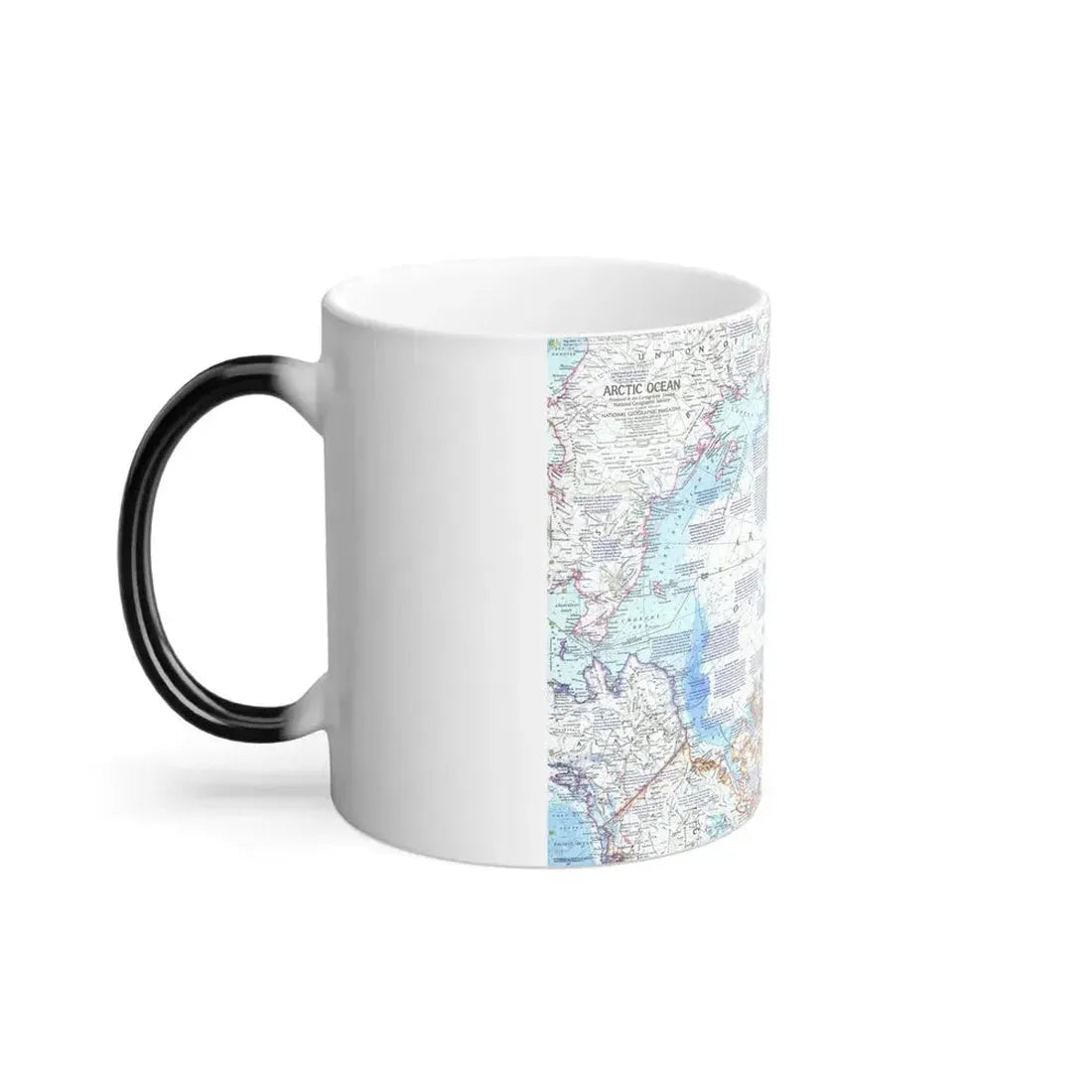 Arctic Ocean (1971) (Map) Color Changing Mug 11oz - Go Mug Yourself