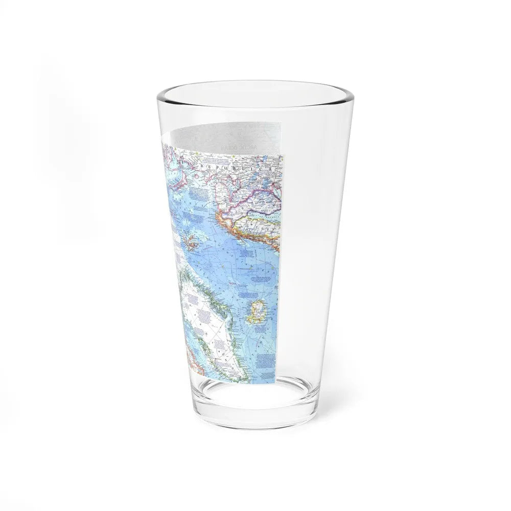 Arctic Ocean (1971) (Map) Pint Glass 16oz-Go Mug Yourself