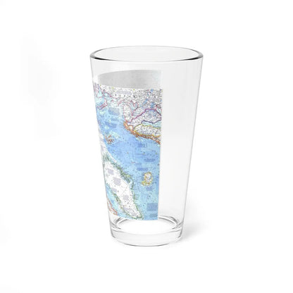 Arctic Ocean (1971) (Map) Pint Glass 16oz-Go Mug Yourself