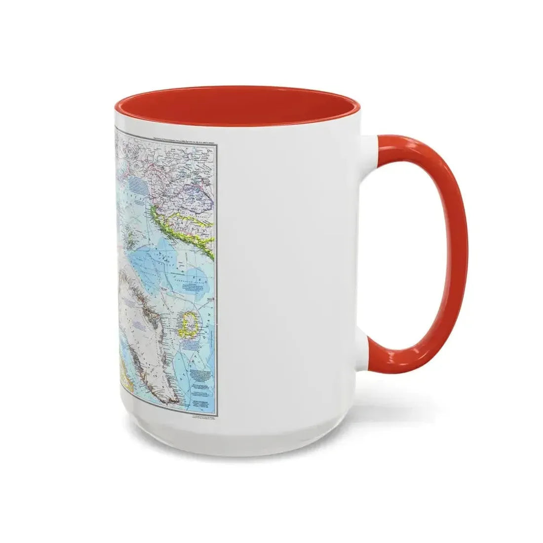 Arctic Ocean (1983) (Map) Accent Coffee Mug - Go Mug Yourself