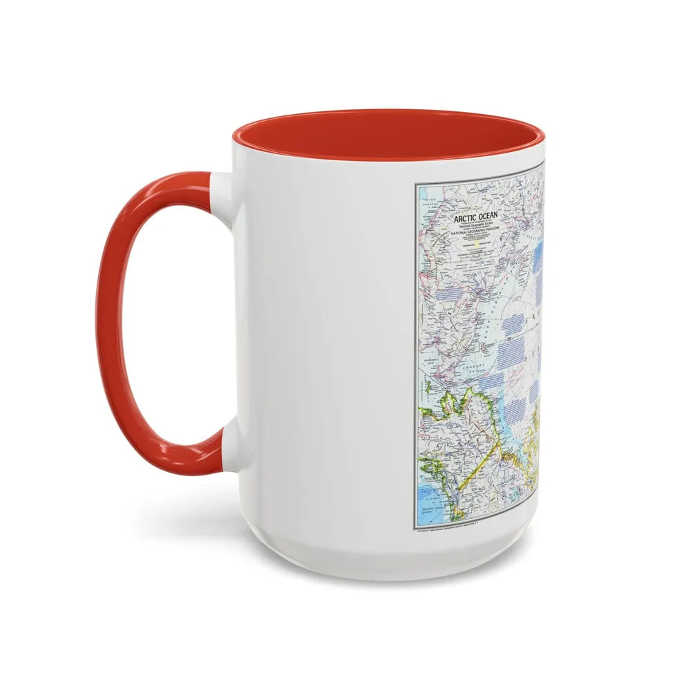 Arctic Ocean (1983) (Map) Accent Coffee Mug-Go Mug Yourself