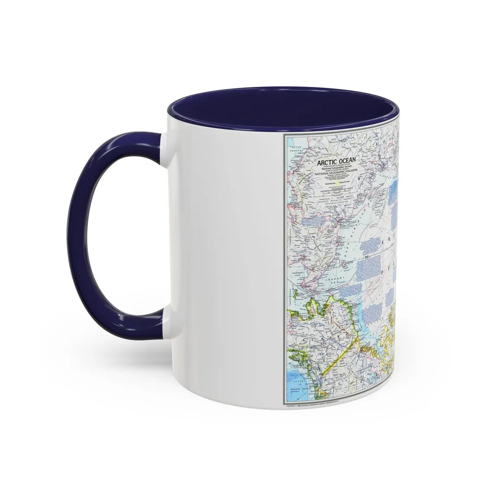 Arctic Ocean (1983) (Map) Accent Coffee Mug-Go Mug Yourself