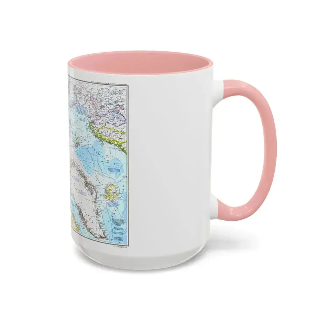 Arctic Ocean (1983) (Map) Accent Coffee Mug - Go Mug Yourself