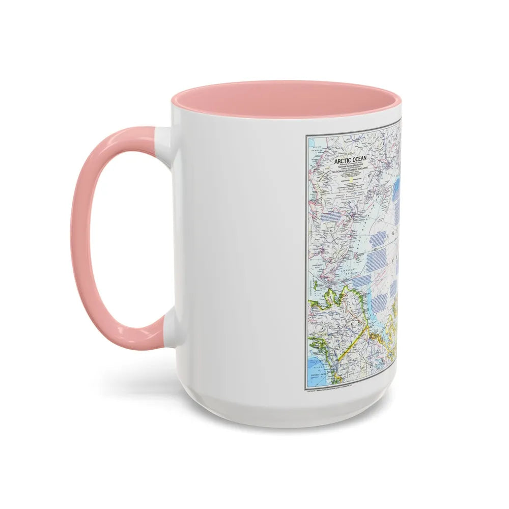 Arctic Ocean (1983) (Map) Accent Coffee Mug-Go Mug Yourself