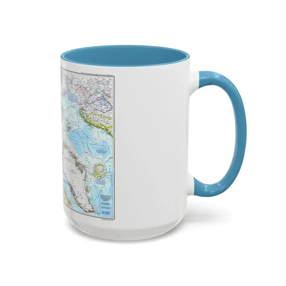 Arctic Ocean (1983) (Map) Accent Coffee Mug - Go Mug Yourself