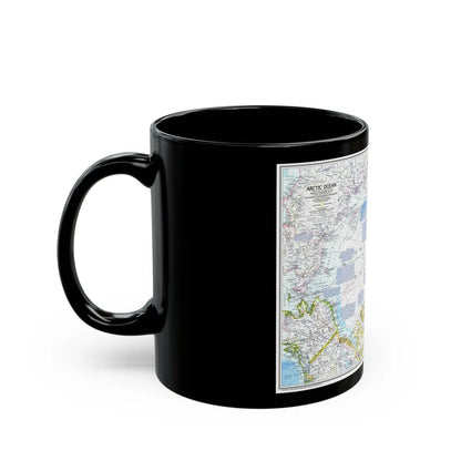 Arctic Ocean (1983) (Map) Black Coffee Mug-Go Mug Yourself