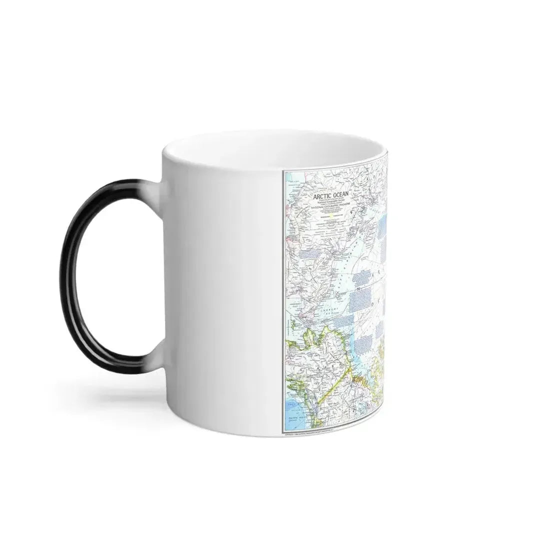 Arctic Ocean (1983) (Map) Color Changing Mug 11oz - Go Mug Yourself