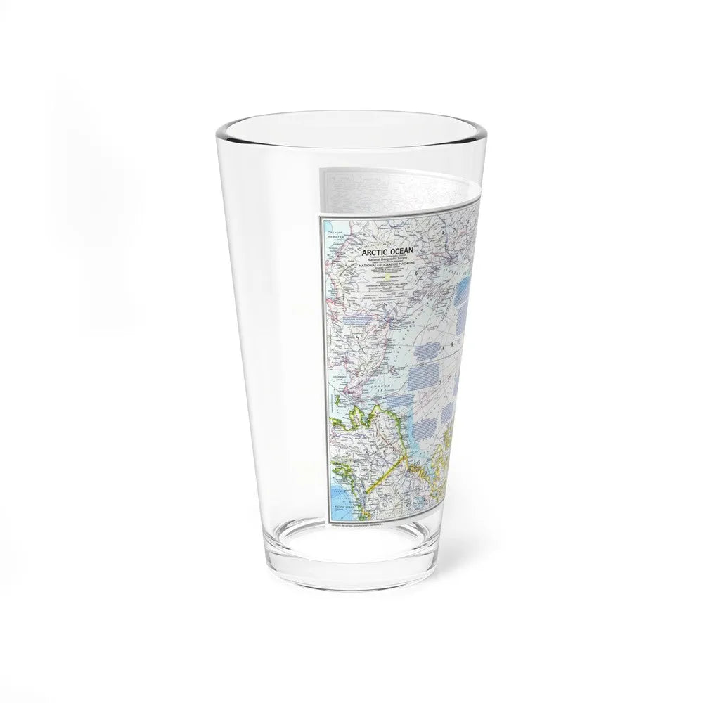 Arctic Ocean (1983) (Map) Pint Glass 16oz-Go Mug Yourself