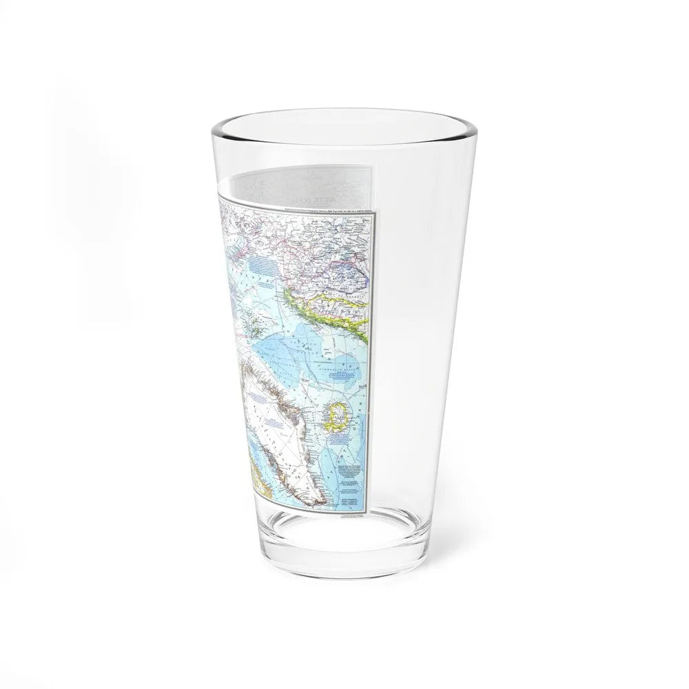 Arctic Ocean (1983) (Map) Pint Glass 16oz-Go Mug Yourself