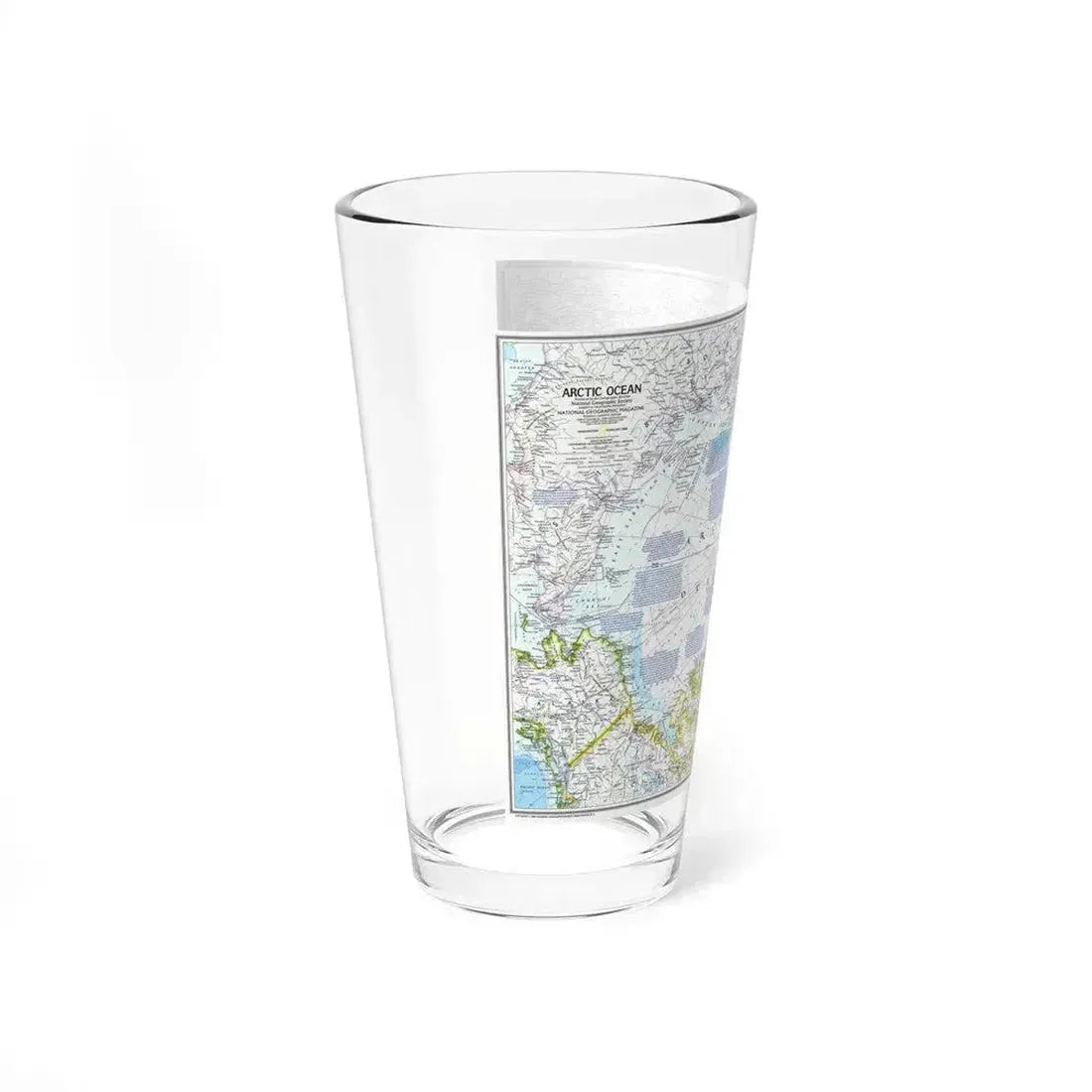 Arctic Ocean (1983) (Map) Pint Glass 16oz - Go Mug Yourself