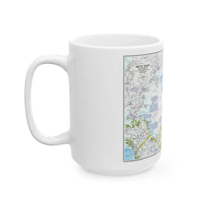 Arctic Ocean (1983) (Map) White Coffee Mug - Go Mug Yourself