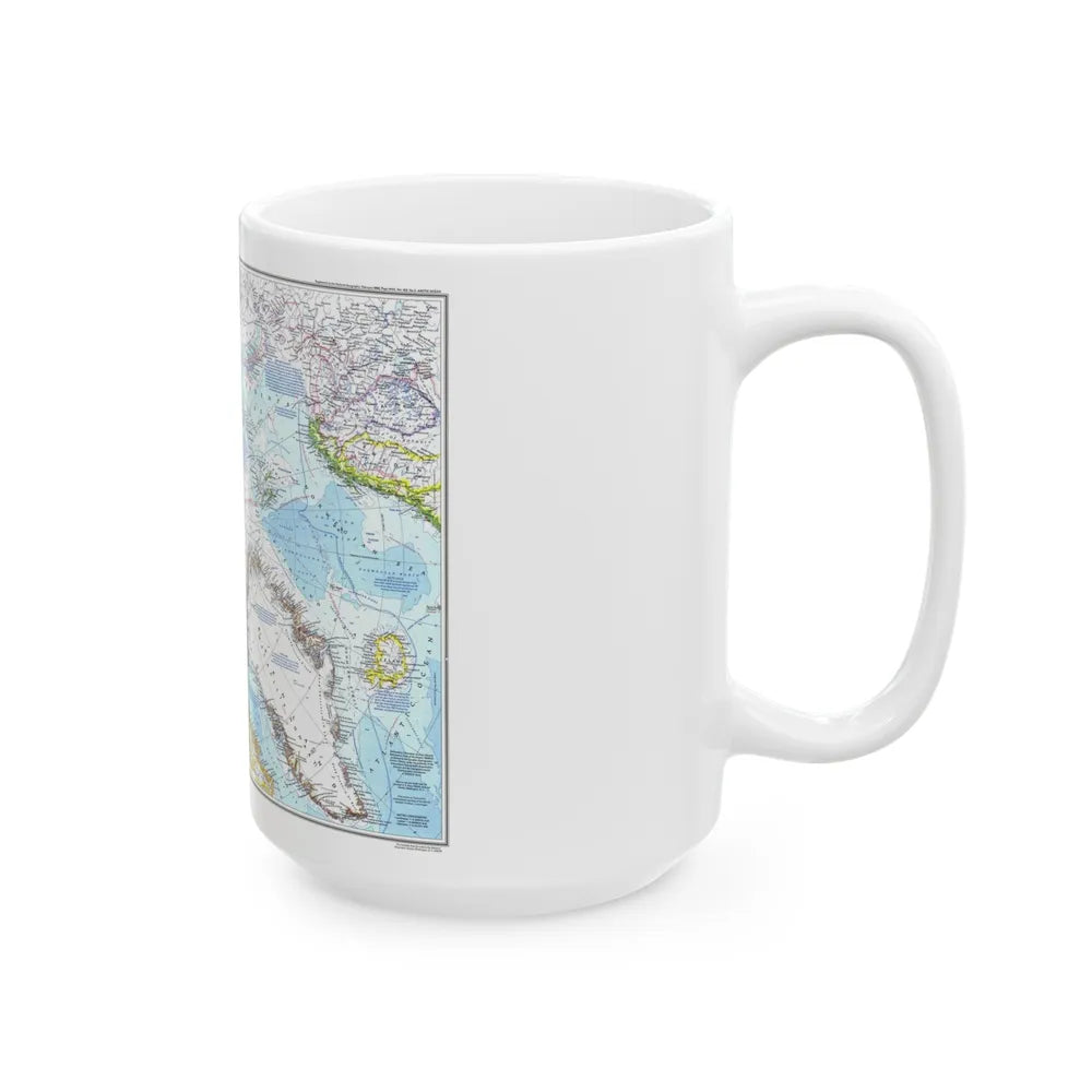 Arctic Ocean (1983) (Map) White Coffee Mug-Go Mug Yourself