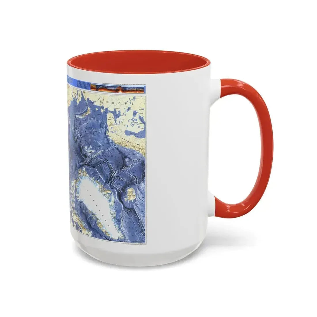 Arctic Ocean (1990) (Map) Accent Coffee Mug - Go Mug Yourself