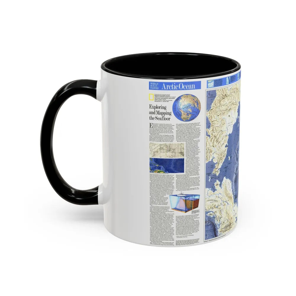 Arctic Ocean (1990) (Map) Accent Coffee Mug-Go Mug Yourself