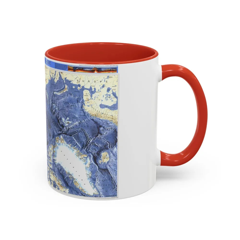 Arctic Ocean (1990) (Map) Accent Coffee Mug-Go Mug Yourself