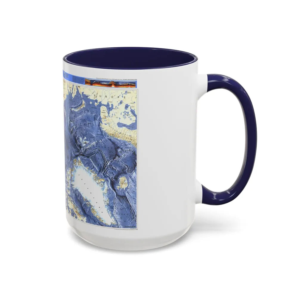 Arctic Ocean (1990) (Map) Accent Coffee Mug-Go Mug Yourself