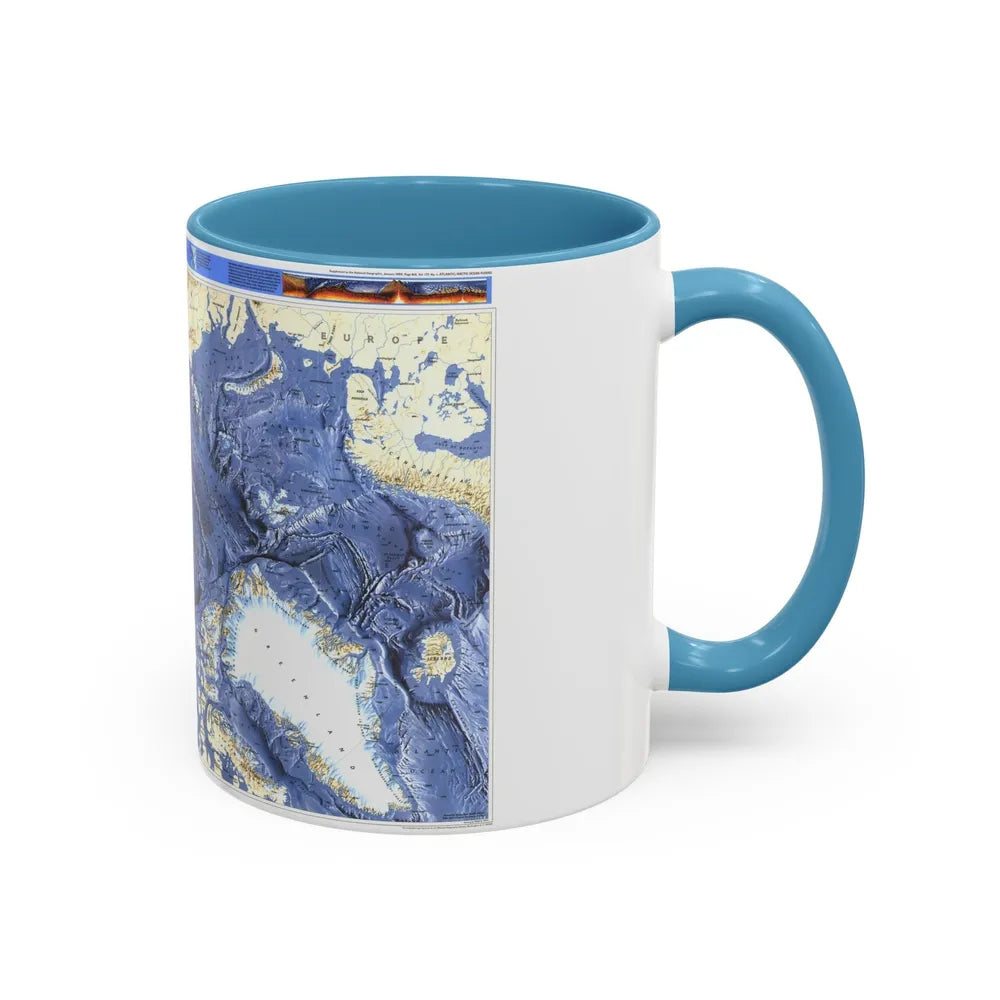 Arctic Ocean (1990) (Map) Accent Coffee Mug-Go Mug Yourself