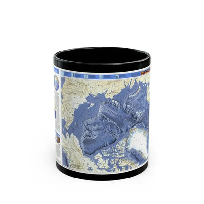 Arctic Ocean (1990) (Map) Black Coffee Mug 11oz - Go Mug Yourself