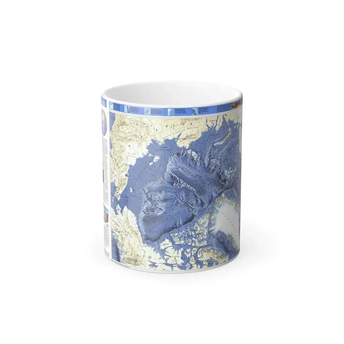 Arctic Ocean (1990) (Map) Color Changing Mug 11oz Default Title 11oz - Go Mug Yourself