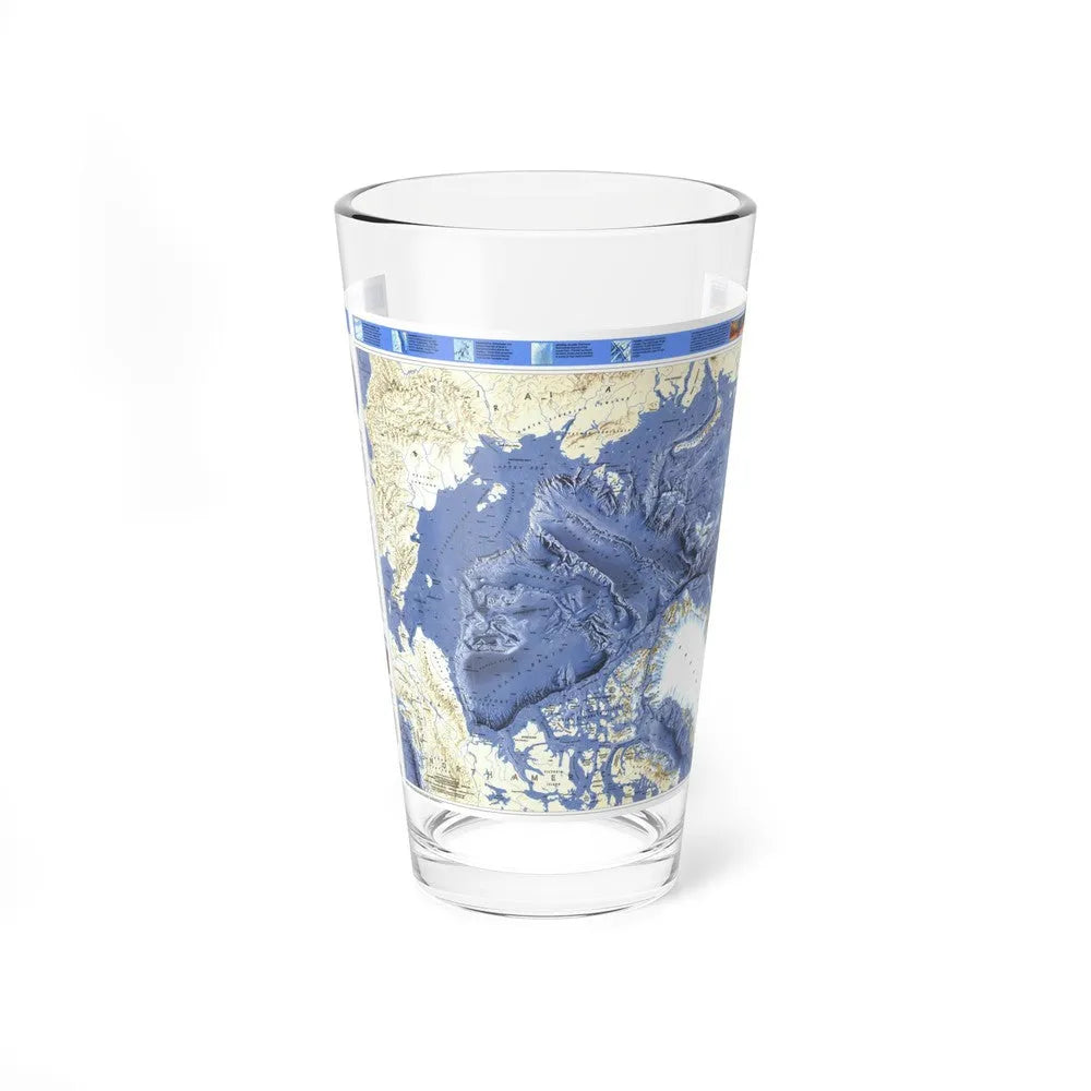 Arctic Ocean (1990) (Map) Pint Glass 16oz-16oz-Go Mug Yourself