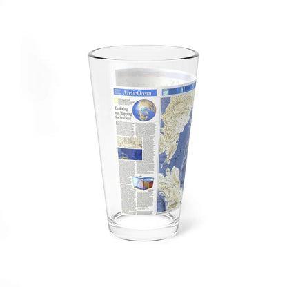 Arctic Ocean (1990) (Map) Pint Glass 16oz-Go Mug Yourself