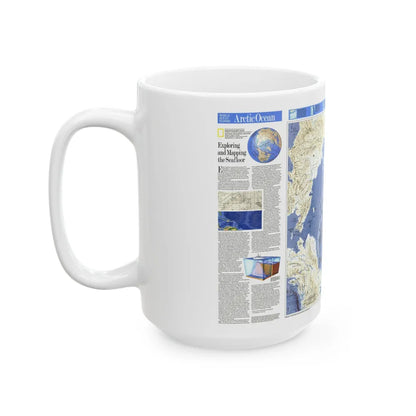 Arctic Ocean (1990) (Map) White Coffee Mug-Go Mug Yourself