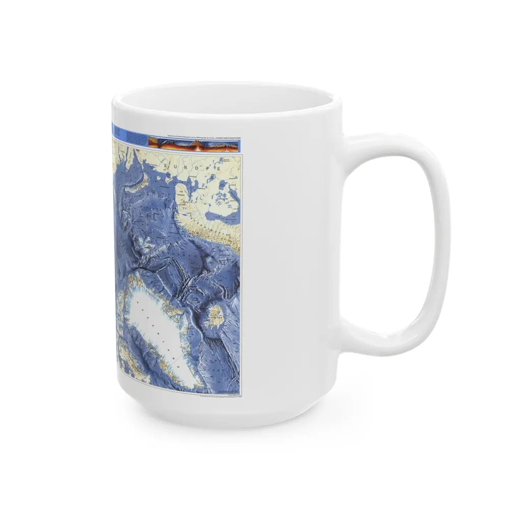 Arctic Ocean (1990) (Map) White Coffee Mug-Go Mug Yourself