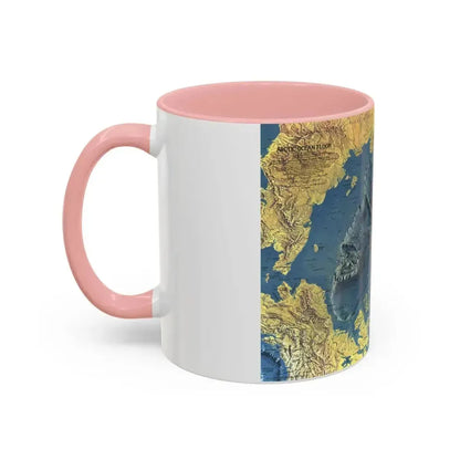 Arctic Ocean Floor (1971) (Map) Accent Coffee Mug - Go Mug Yourself
