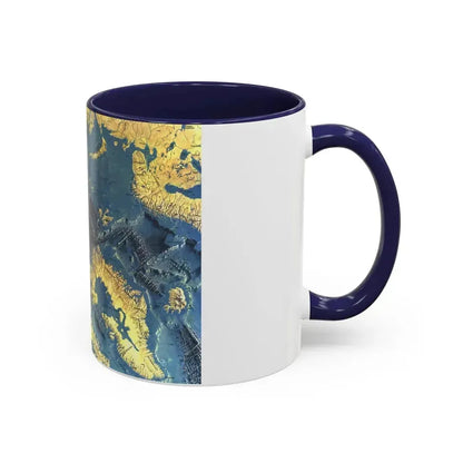 Arctic Ocean Floor (1971) (Map) Accent Coffee Mug - Go Mug Yourself
