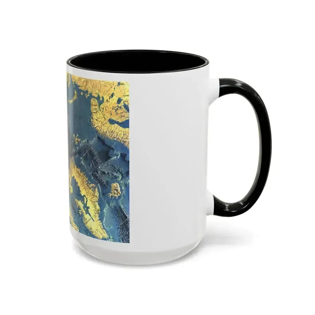 Arctic Ocean Floor (1971) (Map) Accent Coffee Mug - Go Mug Yourself