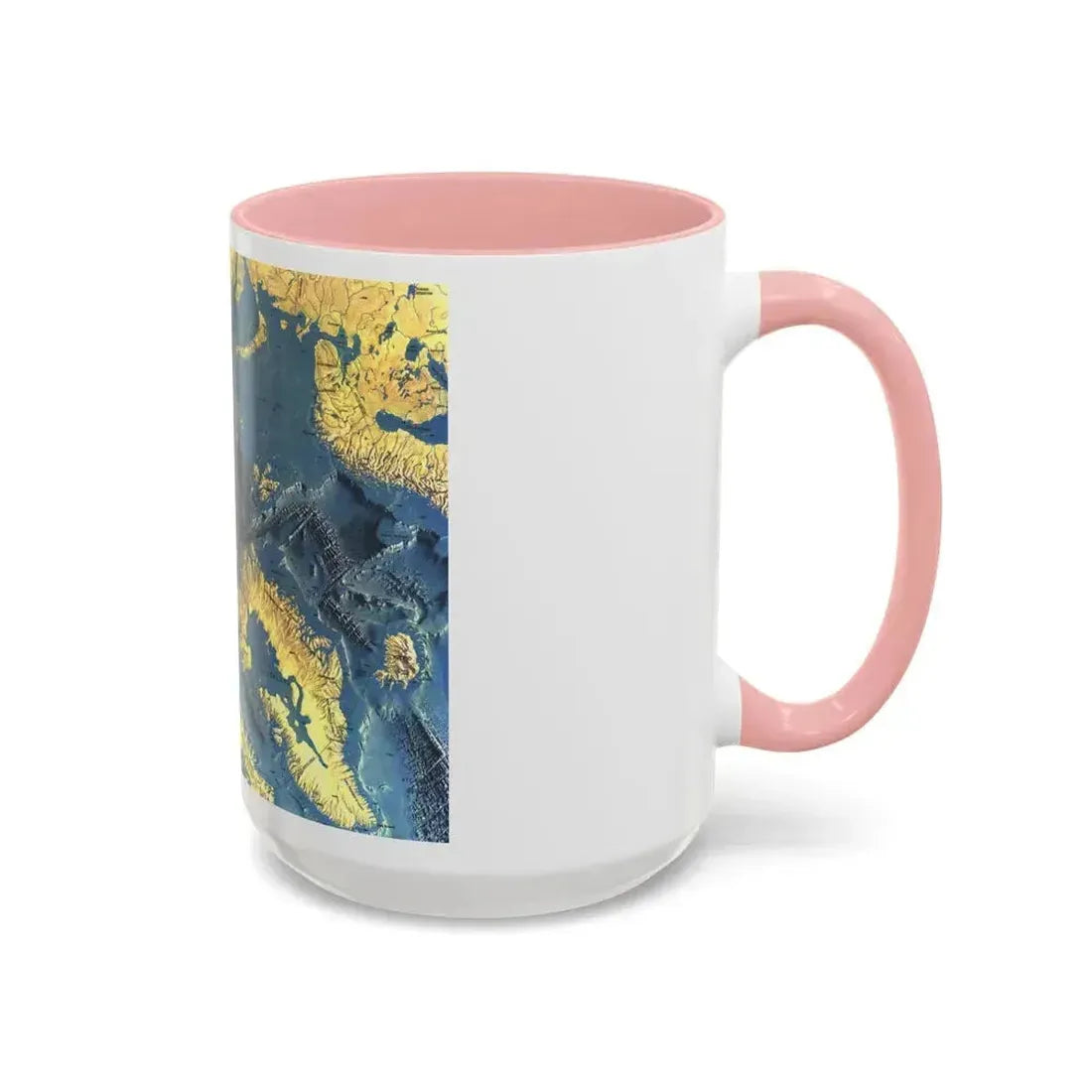 Arctic Ocean Floor (1971) (Map) Accent Coffee Mug - Go Mug Yourself