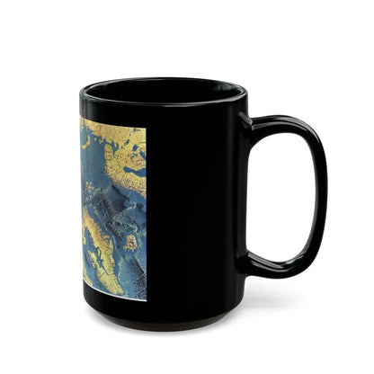 Arctic Ocean Floor (1971) (Map) Black Coffee Mug-Go Mug Yourself