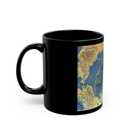 Arctic Ocean Floor (1971) (Map) Black Coffee Mug-Go Mug Yourself