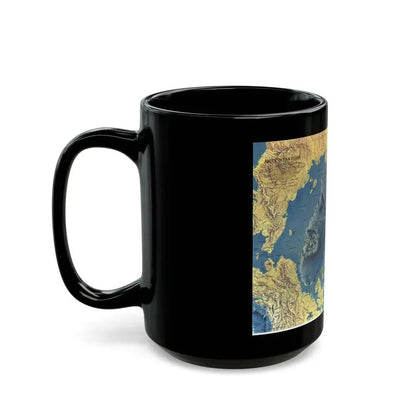 Arctic Ocean Floor (1971) (Map) Black Coffee Mug - Go Mug Yourself