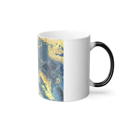 Arctic Ocean Floor (1971) (Map) Color Changing Mug 11oz - Go Mug Yourself