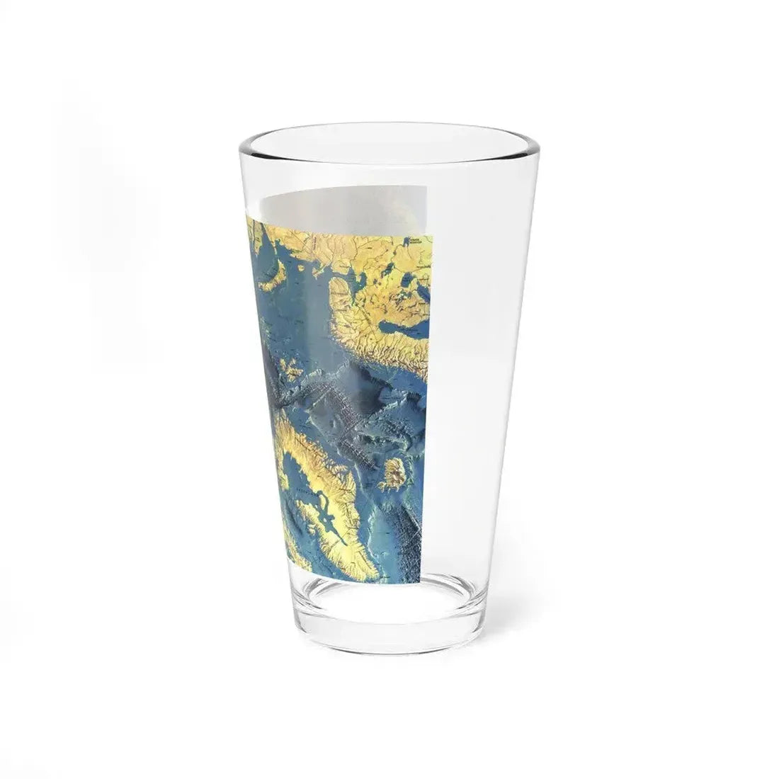 Arctic Ocean Floor (1971) (Map) Pint Glass 16oz - Go Mug Yourself
