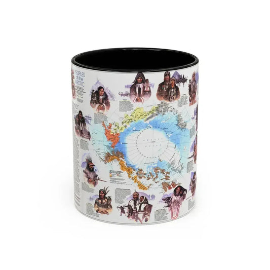 Arctic - Peoples of the (1983) (Map) Accent Coffee Mug 11oz Black - Go Mug Yourself