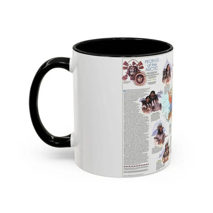Arctic - Peoples of the (1983) (Map) Accent Coffee Mug - Go Mug Yourself