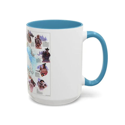 Arctic - Peoples of the (1983) (Map) Accent Coffee Mug - Go Mug Yourself