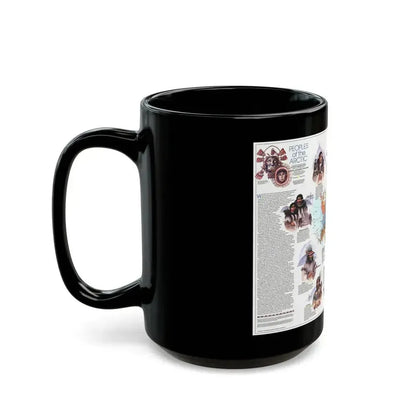 Arctic - Peoples of the (1983) (Map) Black Coffee Mug - Go Mug Yourself