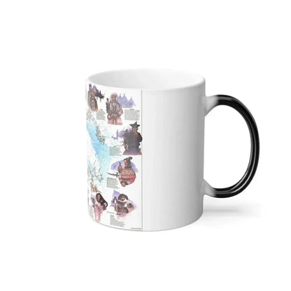 Arctic - Peoples of the (1983) (Map) Color Changing Mug 11oz - Go Mug Yourself