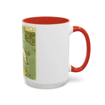 Arctic Regions (1925) (Map) Accent Coffee Mug-Go Mug Yourself