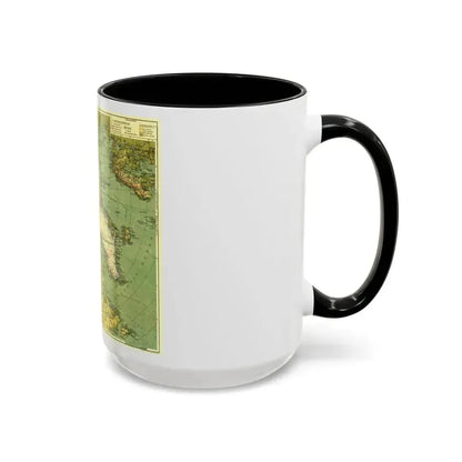 Arctic Regions (1925) (Map) Accent Coffee Mug - Go Mug Yourself