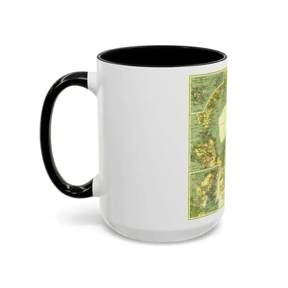 Arctic Regions (1925) (Map) Accent Coffee Mug - Go Mug Yourself